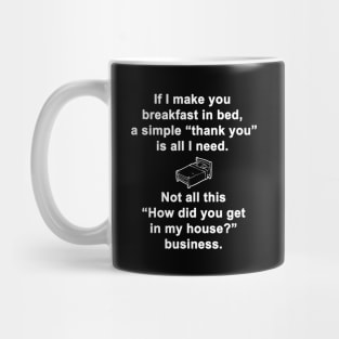 Breakfast in Bed Mug